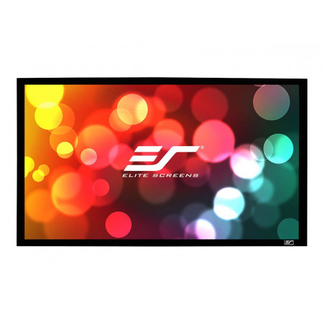 Elite Screens | SableFrame Series | ER100WH1 | Diagonal 100 " | 16:9 | Viewable screen width (W) 221 cm | Black