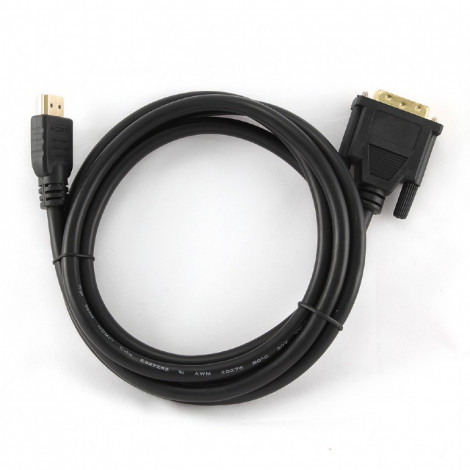 Gembird | HDMI to DVI cable (Single Link) | HDMI 19pin male | DVI 18+1pin male | HDMI to DVI-D | 0.5 m