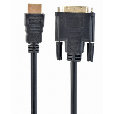 Gembird | HDMI to DVI cable (Single Link) | HDMI 19pin male | DVI 18+1pin male | HDMI to DVI-D | 0.5 m