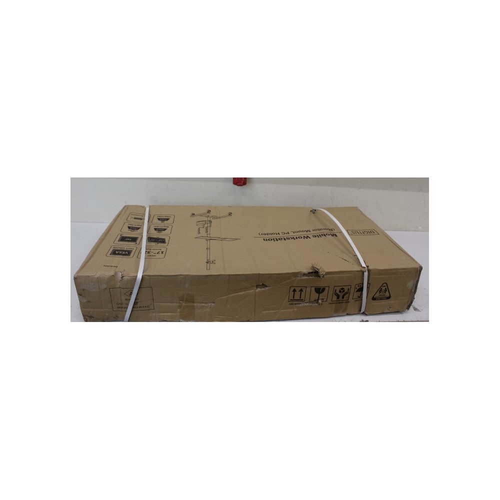 SALE OUT. DIGITUS Mobile workstation with individual height adjustment, DAMAGED PACKAGING | Mobile workstation with individual h