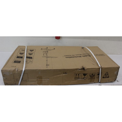 SALE OUT. DIGITUS Mobile workstation with individual height adjustment, DAMAGED PACKAGING | Mobile workstation with individual h