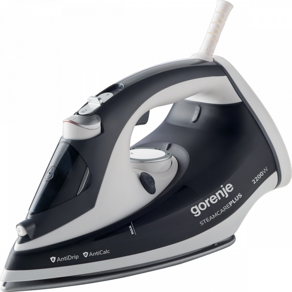 Gorenje | SIH2200DGT | Steam Iron | 2200 W | Water tank capacity 280 ml | Continuous steam 30 g/min | Steam boost performance 90
