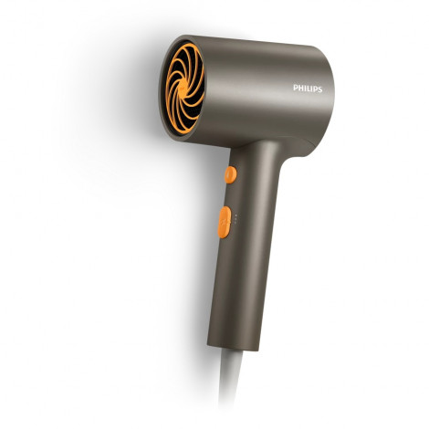 Philips Hair Dryer | BHD321/00 3000 Series | 1600 W | Number of temperature settings 2 | Ionic function | Grey/Orange