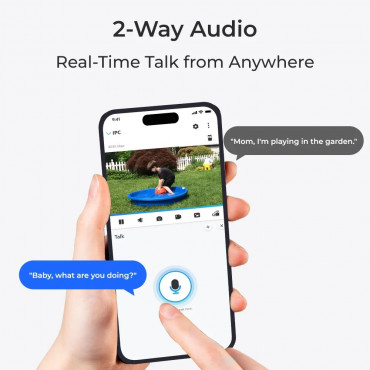 Reolink E Series E330 | PTZ | 5 MP | 4mm/F1.6 | Micro SD, Max. 512 GB