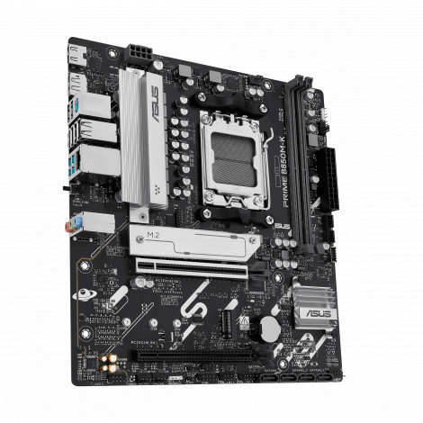 Asus PRIME B850M-K | Processor family AMD | Processor socket AM5 | DDR5 | Supported hard disk drive interfaces SATA, M.2 | Numbe
