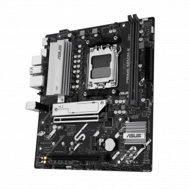 Asus PRIME B850M-K | Processor family AMD | Processor socket AM5 | DDR5 | Supported hard disk drive interfaces SATA, M.2 | Numbe
