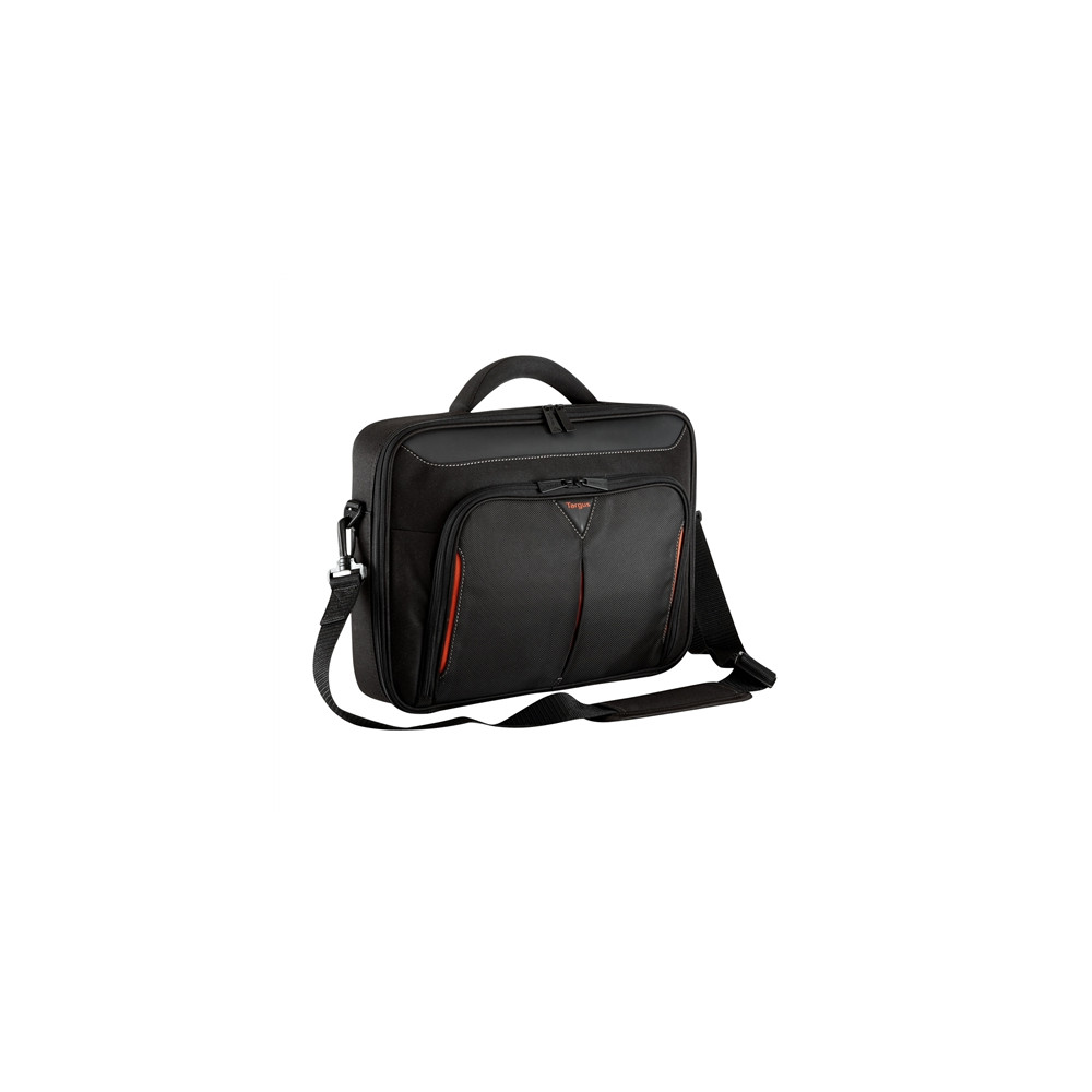 Targus | Classic | Fits up to size 14 " | Messenger - Briefcase | Black/Red | Shoulder strap