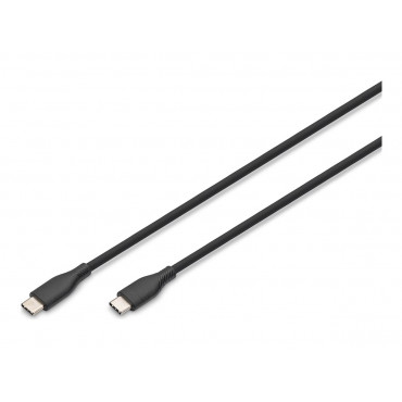 Digitus Silicone connection cable, 0.5 m | AK-300341-005-S | USB-C to USB-C