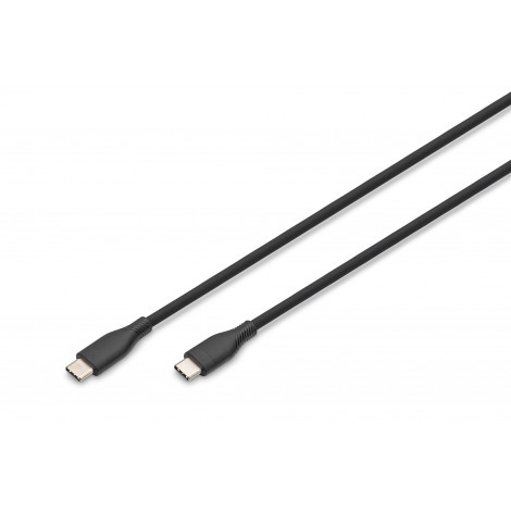 Digitus Silicone connection cable, 0.5 m | AK-300341-005-S | USB-C to USB-C