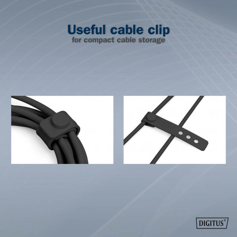 Digitus Silicone connection cable, 0.5 m | AK-300341-005-S | USB-C to USB-C