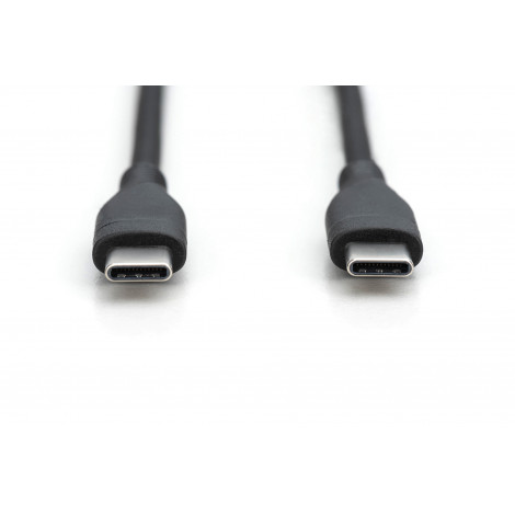 Digitus Silicone connection cable, 0.5 m | AK-300341-005-S | USB-C to USB-C