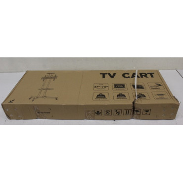 SALE OUT. Sunne 37-70", Fixed height | Sunne Floor stand | S112 multifunctional Mobile TV cart | Tilt | 37-70 " | DAMAGED PACKAG