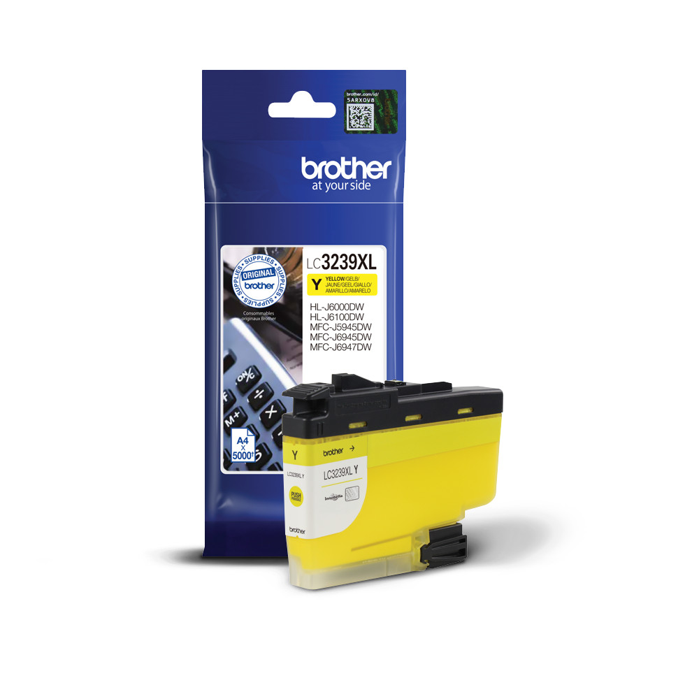 Brother High-yield Ink Cartridge | LC3239XLY | Ink | Yellow