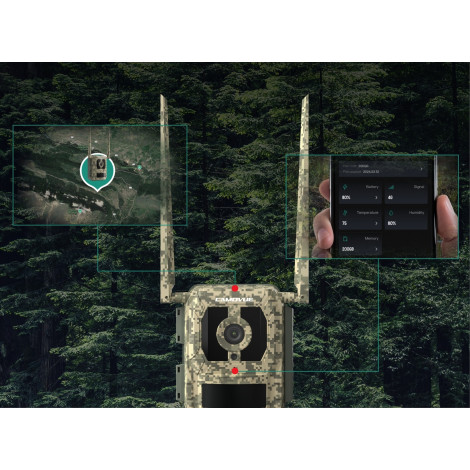 Reolink | 4K 4G Cellular Trail Camera with Live Streaming | Talon Series S130 | Trail | 8 MP | 4mm/F1.6 | IP67 | H.265 | MicroSD