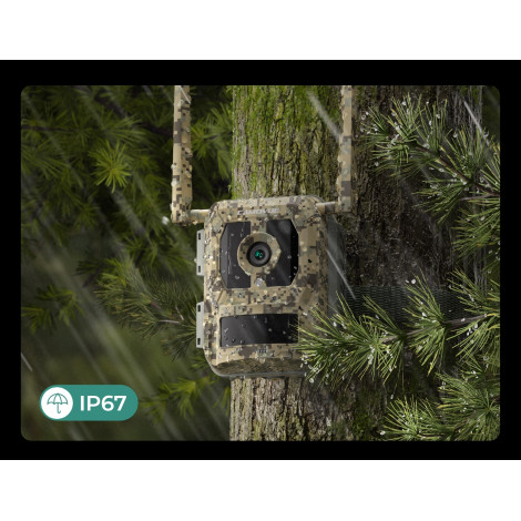 Reolink | 4K 4G Cellular Trail Camera with Live Streaming | Talon Series S130 | Trail | 8 MP | 4mm/F1.6 | IP67 | H.265 | MicroSD