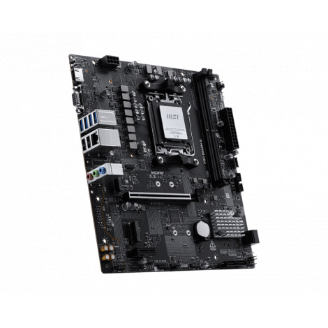 MSI PRO B840M-B | Processor family AMD | Processor socket AM5 | Supported hard disk drive interfaces SATA, M.2 | Number of SATA 