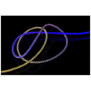 Fixed | Glowing Charging Cable USB-C/USB-C, PD support, Rainbow | FIXDLED-CC-RA