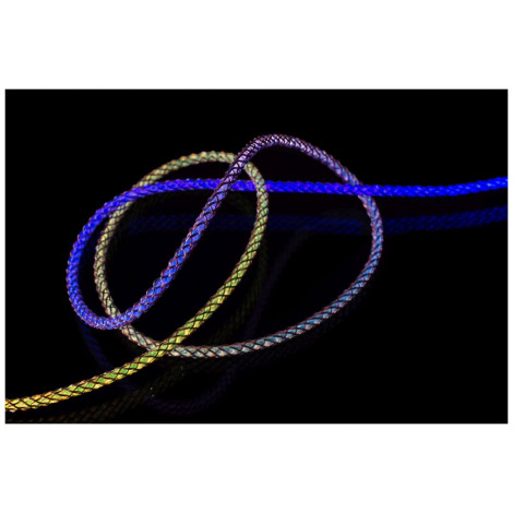 Fixed | Glowing Charging Cable USB-C/USB-C, PD support, Rainbow | FIXDLED-CC-RA