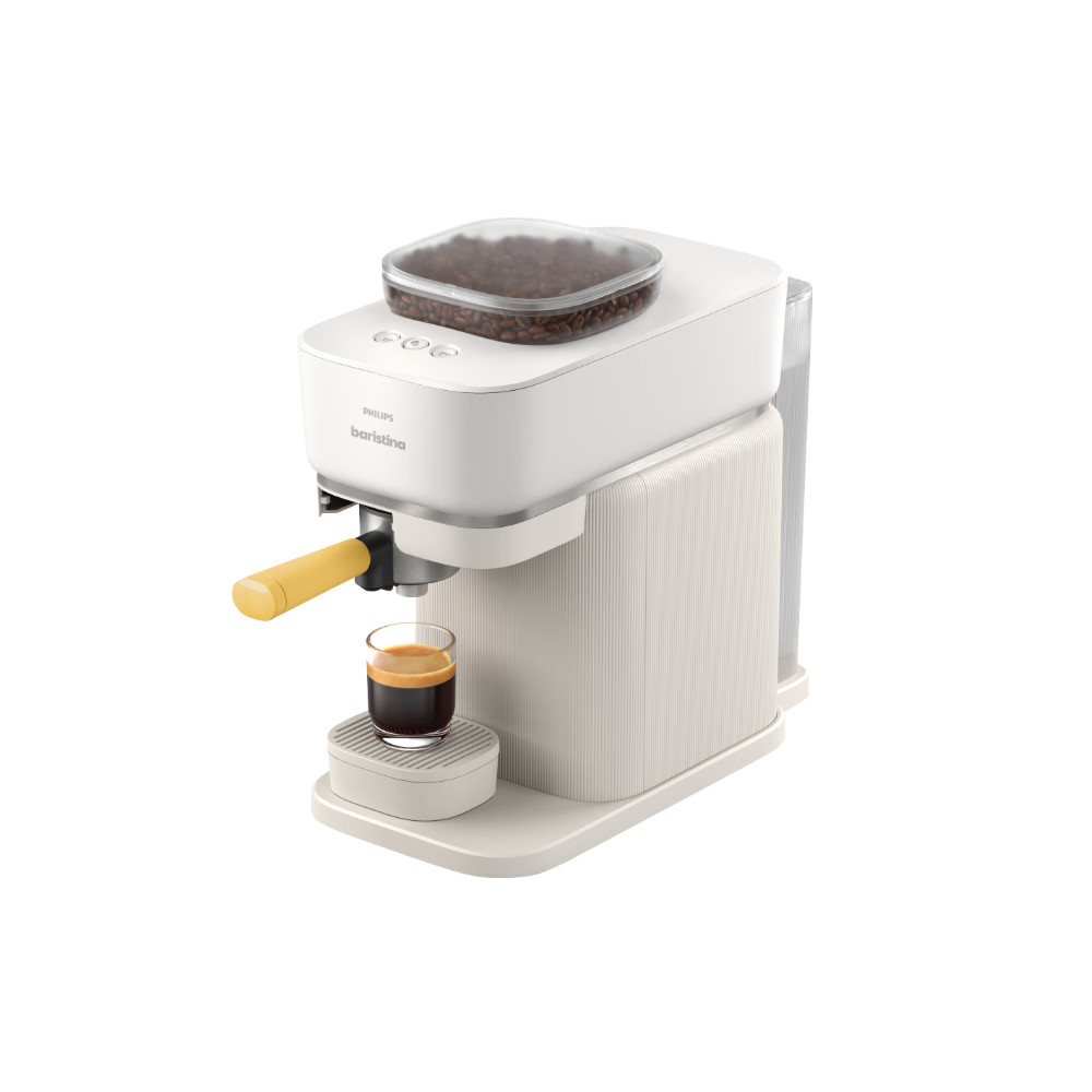 Philips Coffee maker | BAR300/03 Baristina | Pump pressure 16 bar | Semi-automatic | 122.8 W | White