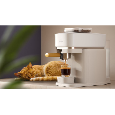 Philips Coffee maker | BAR300/03 Baristina | Pump pressure 16 bar | Semi-automatic | 122.8 W | White