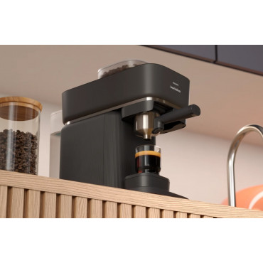 Philips Coffee maker | BAR300/60 Baristina | Pump pressure 16 bar | Semi-automatic | 122.8 W | Black