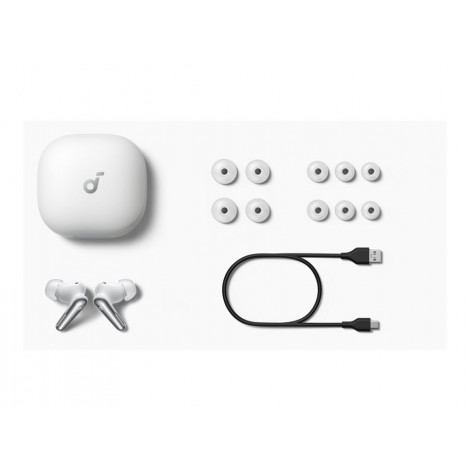 Anker Soundcore Liberty 4 Pro Wireless Earbuds, White | Anker Soundcore