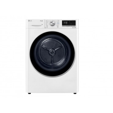 LG RH80V9AV3N Dryer Machine, C, Front loading, 8 kg, LED, Depth 66 cm, Wi-Fi, White | LG