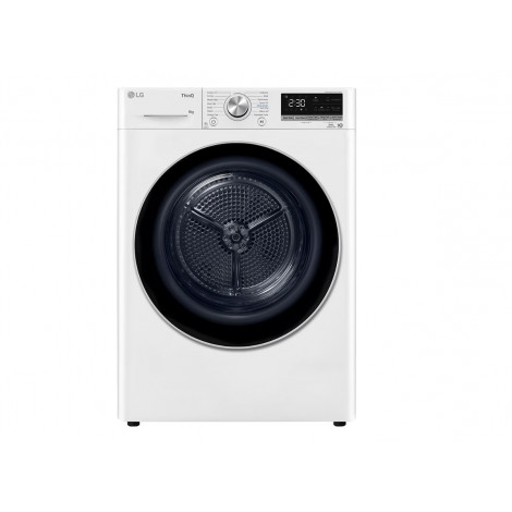 LG RH80V9AV3N Dryer Machine, C, Front loading, 8 kg, LED, Depth 66 cm, Wi-Fi, White | LG