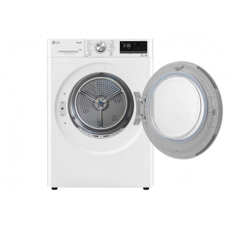 LG RH80V9AV3N Dryer Machine, C, Front loading, 8 kg, LED, Depth 66 cm, Wi-Fi, White | LG