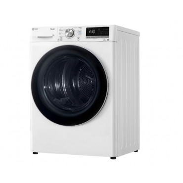 LG RH80V9AV3N Dryer Machine, C, Front loading, 8 kg, LED, Depth 66 cm, Wi-Fi, White | LG
