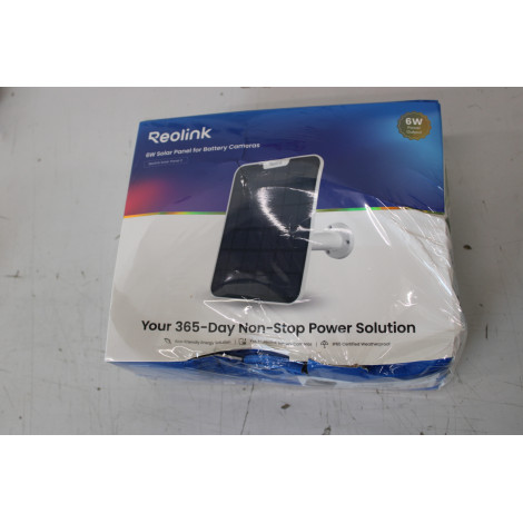 SALE OUT. Reolink SP2-W 6W Solar Panel, White | Reolink Solar Panel | SP2-W | White | IP65 | DAMAGED PACKAGING