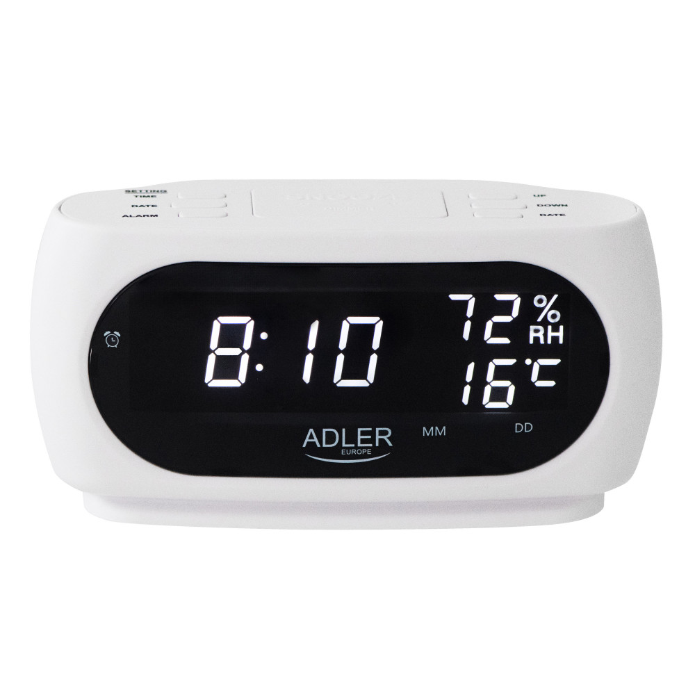 Adler LED clock with thermometer | AD 1186