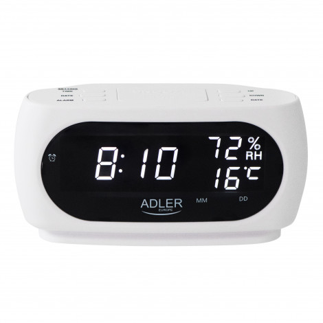 Adler LED clock with thermometer | AD 1186