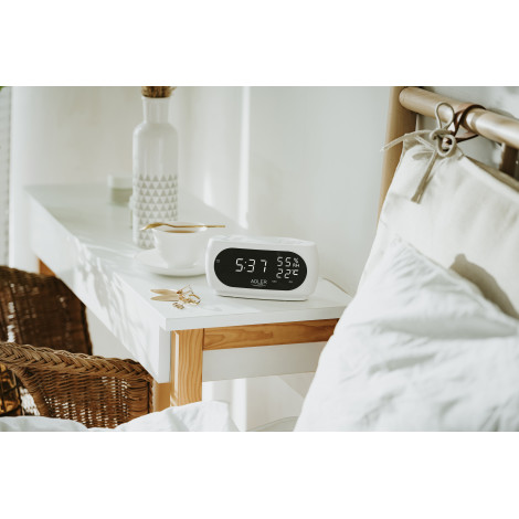 Adler LED clock with thermometer | AD 1186