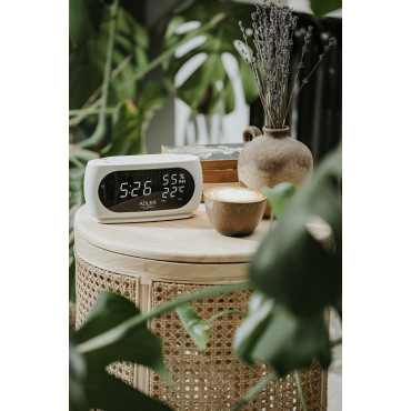 Adler LED clock with thermometer | AD 1186