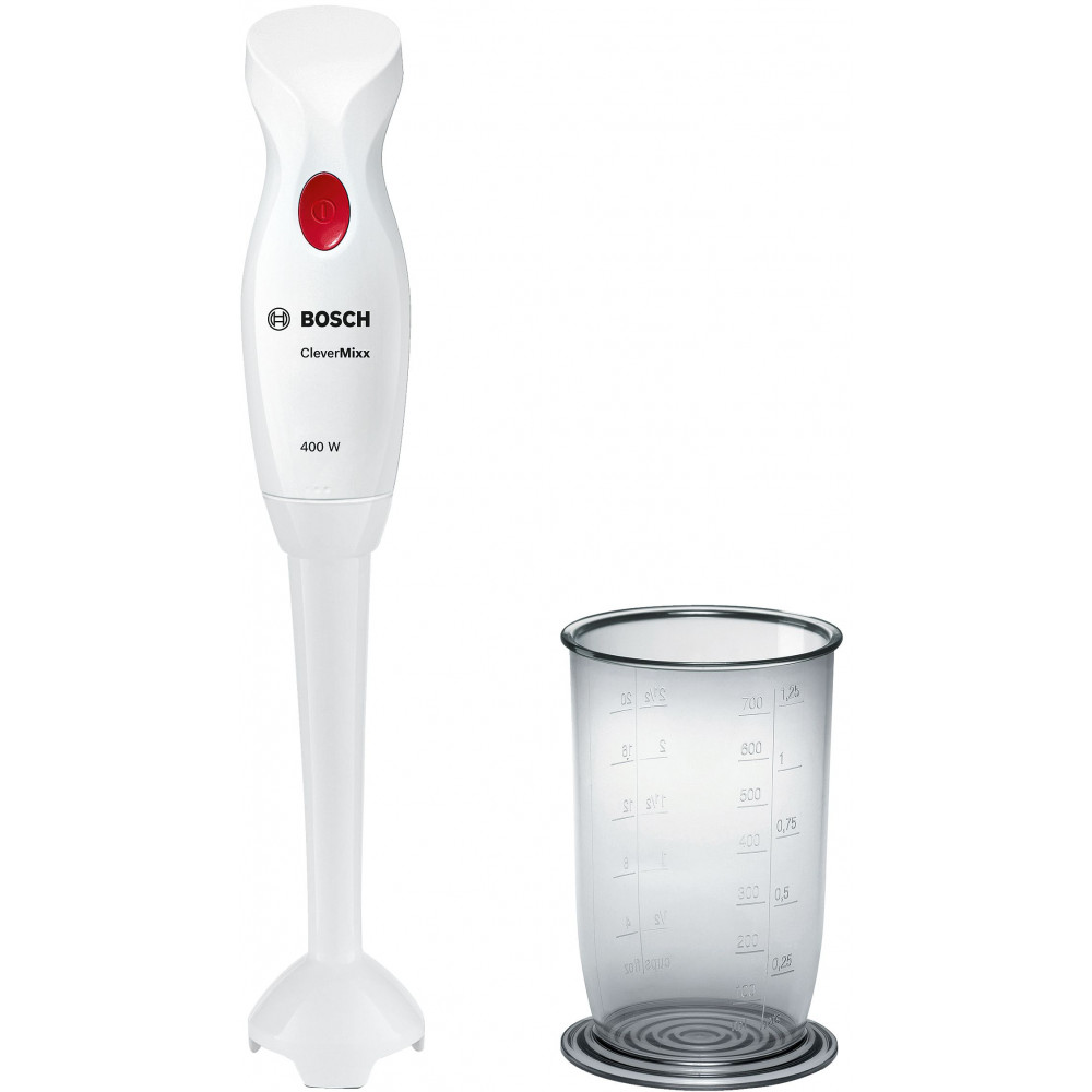 Bosch | Blender | CleverMixx MSM14100 | Hand Blender | 400 W | Jar material Plastic | Jar capacity 0.7 L | White