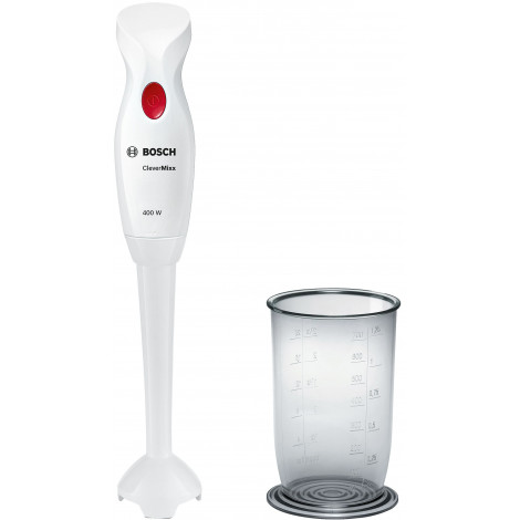 Bosch | Blender | CleverMixx MSM14100 | Hand Blender | 400 W | Jar material Plastic | Jar capacity 0.7 L | White