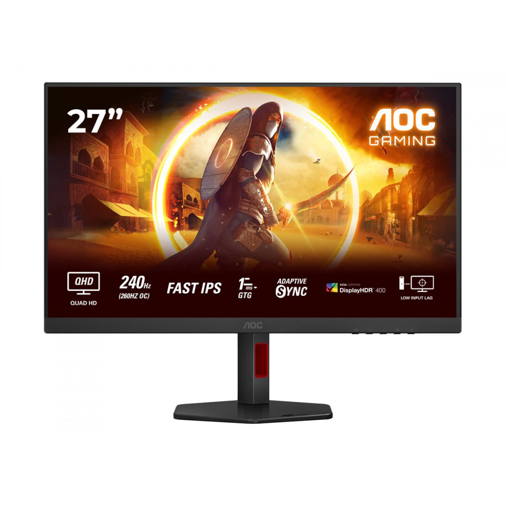 AOC Gaming Q27G4ZR 27", 2560x1440/1ms/400cd/m , HDMI, DisplayPort, Headphone Out