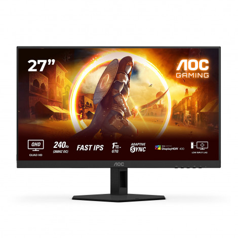AOC Gaming Q27G4ZR 27", 2560x1440/1ms/400cd/m , HDMI, DisplayPort, Headphone Out