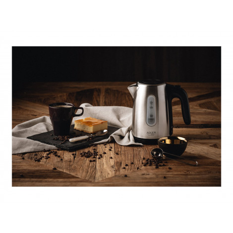 Adler | Kettle | AD 1273 | Standard | 1200 W | 1 L | Stainless steel | 360 rotational base | Stainless steel