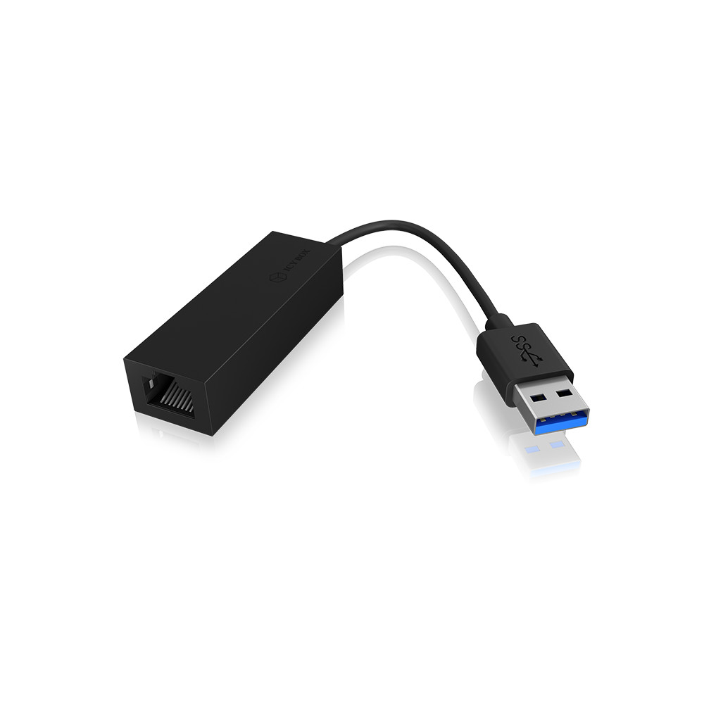 Raidsonic | USB 3.0 (A-Type) to Gigabit Ethernet Adapter | IB-AC501a