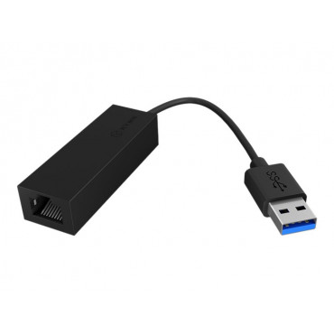 Raidsonic | USB 3.0 (A-Type) to Gigabit Ethernet Adapter | IB-AC501a
