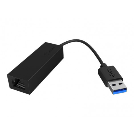 Raidsonic | USB 3.0 (A-Type) to Gigabit Ethernet Adapter | IB-AC501a