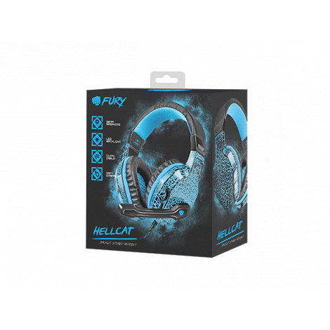 Fury | Wired | On-Ear | Gaming Headset | NFU-0863 Hellcat