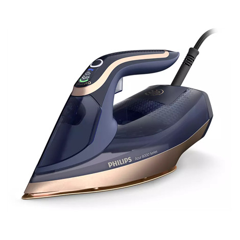 Philips | DST8050/20 Azur | Steam Iron | 3000 W | Water tank capacity 350 ml | Continuous steam 85 g/min | Blue