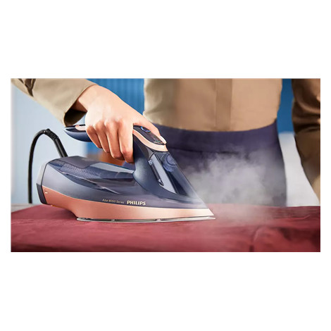 Philips | DST8050/20 Azur | Steam Iron | 3000 W | Water tank capacity 350 ml | Continuous steam 85 g/min | Blue