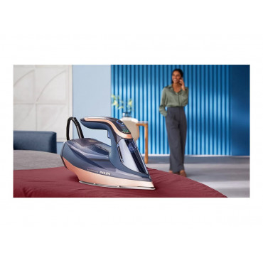 Philips | DST8050/20 Azur | Steam Iron | 3000 W | Water tank capacity 350 ml | Continuous steam 85 g/min | Blue