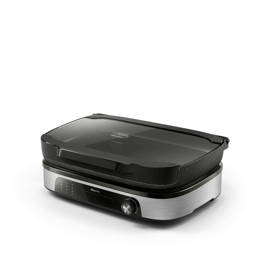 Philips Table Grill | HD6212/90 | 2400 W | Black/Stainless Steel