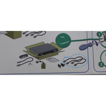 SALE OUT. | Eaton 5P Gen2 UPS | 5P650IRG2 | 650 VA | 520 W | USED, SCRATCHED, MISSING ONE ELECTRIC CABLE