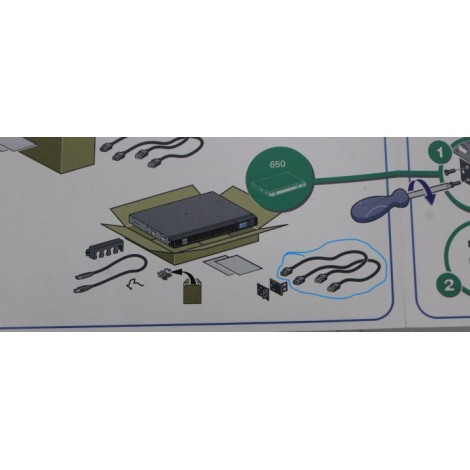 SALE OUT. | Eaton 5P Gen2 UPS | 5P650IRG2 | 650 VA | 520 W | USED, SCRATCHED, MISSING ONE ELECTRIC CABLE